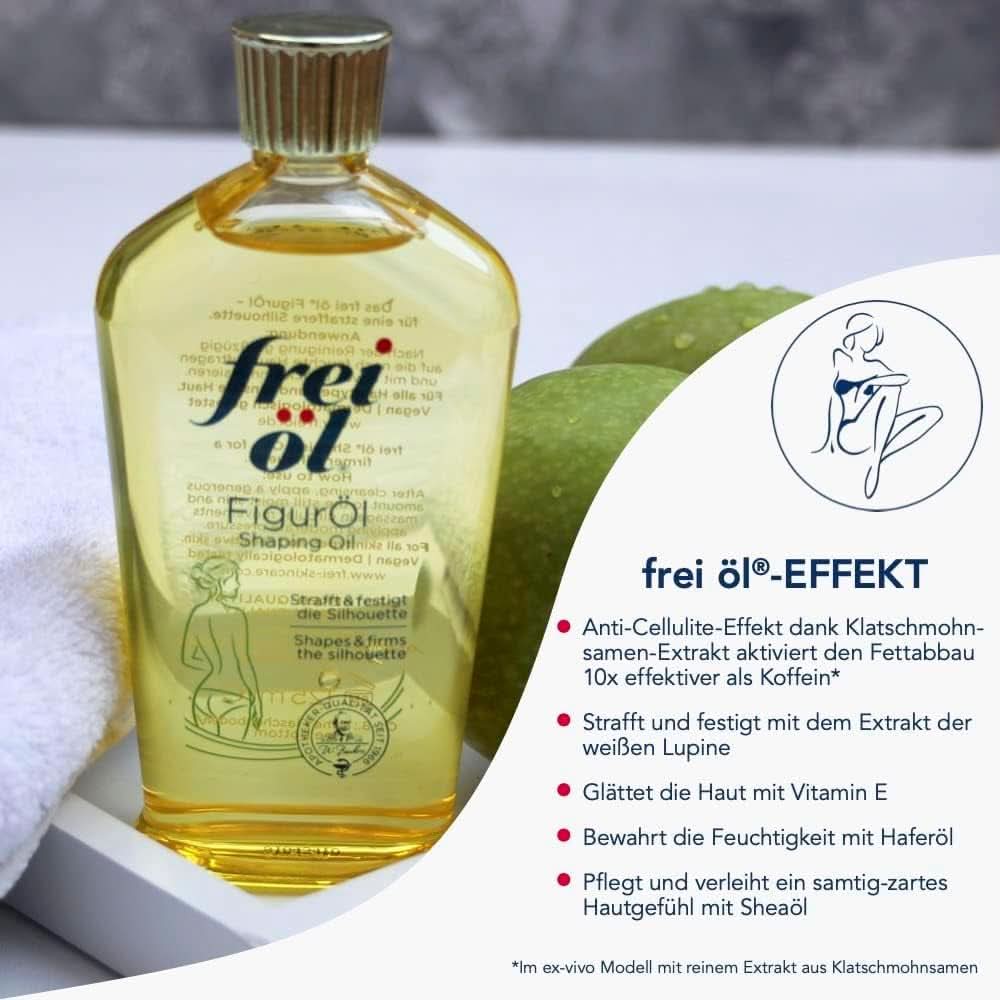 Frei Öl Tělový olej s anticelulitidním účinkem, 125 ml Sprcha a koupel Naty Shop