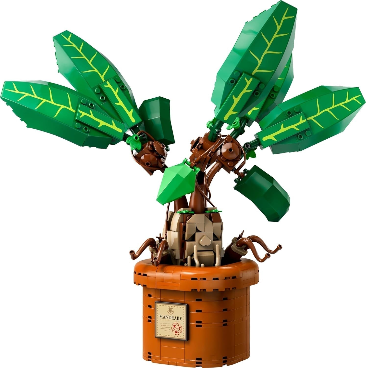 LEGO Harry Potter Magic Potion Plant: Mandrake, hračka rostlin v květináči, kouzelný dárek pro dívky, chlapce a všechny fanoušky, nápaditá dětská herní sada, domácí dekorace 76433 Stavebnice Besuche den LEGO-Store