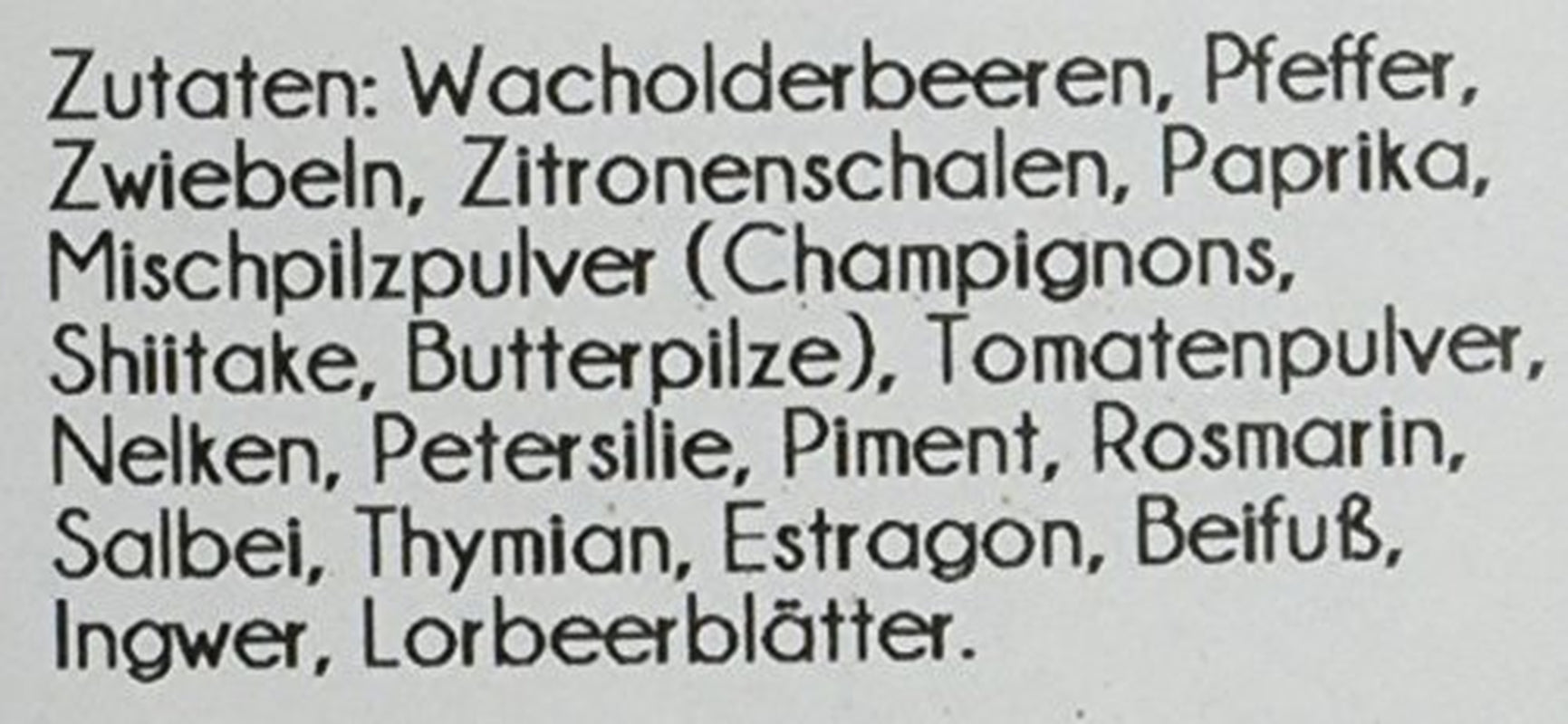 Wild Gewürz 400 g, 1er balení (1x 0,4 kg)