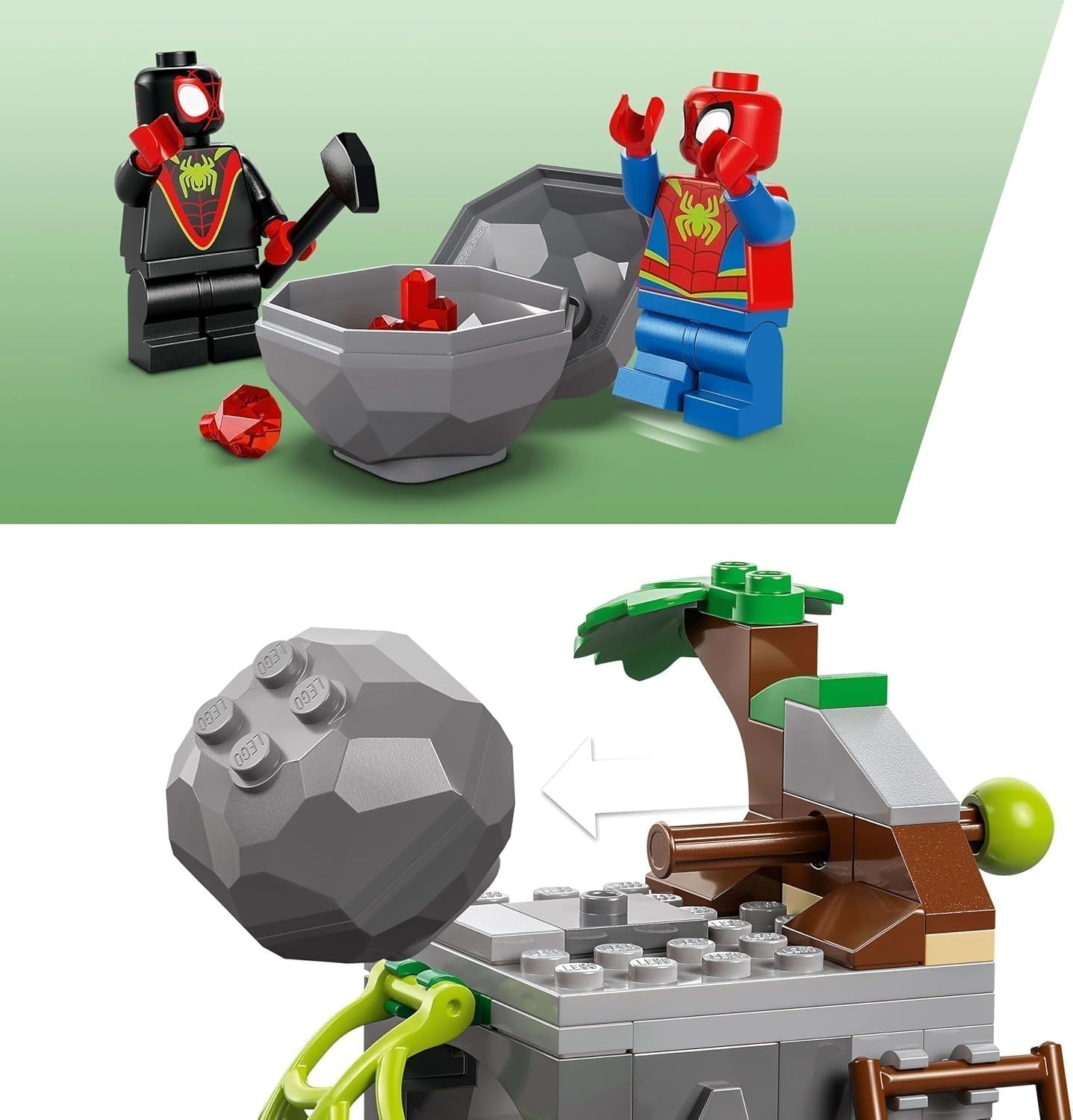 LEGO Marvel Spideyho tým na záchranné misi v Dino Truck Stavebnice autíčka pro superhrdiny Dobrodružná sada pro děti 4+ Spidey a jeho super přátelé 11199 stavebnic Besuche den LEGO-Store