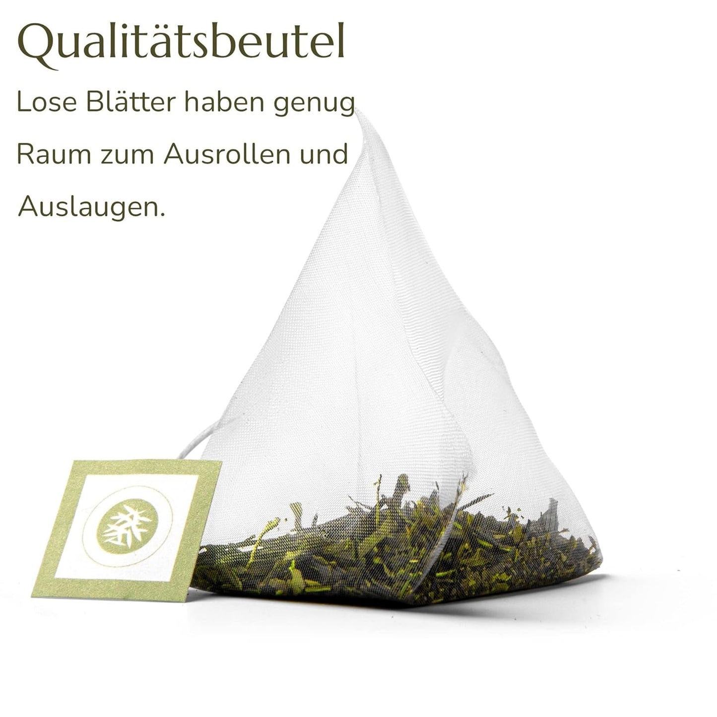Anna'S Teapot Sencha Bio sáčky zeleného čaje - Bio japonský zelený čaj 20 pyramidových sáčků v uzavíratelném sáčku