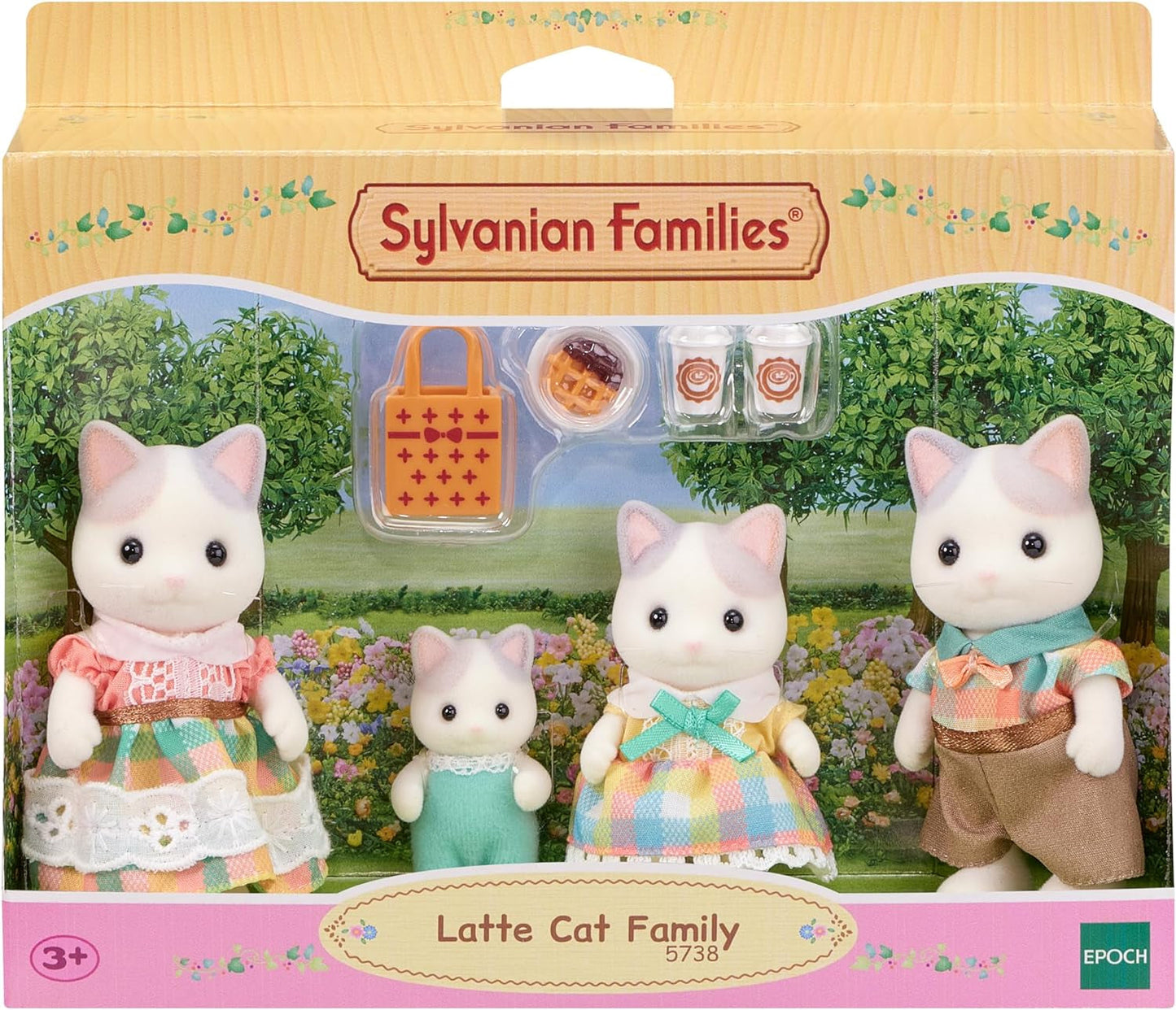 Sylvanian Families - 5738 Milk Cat Family - Figurky domečku pro panenky