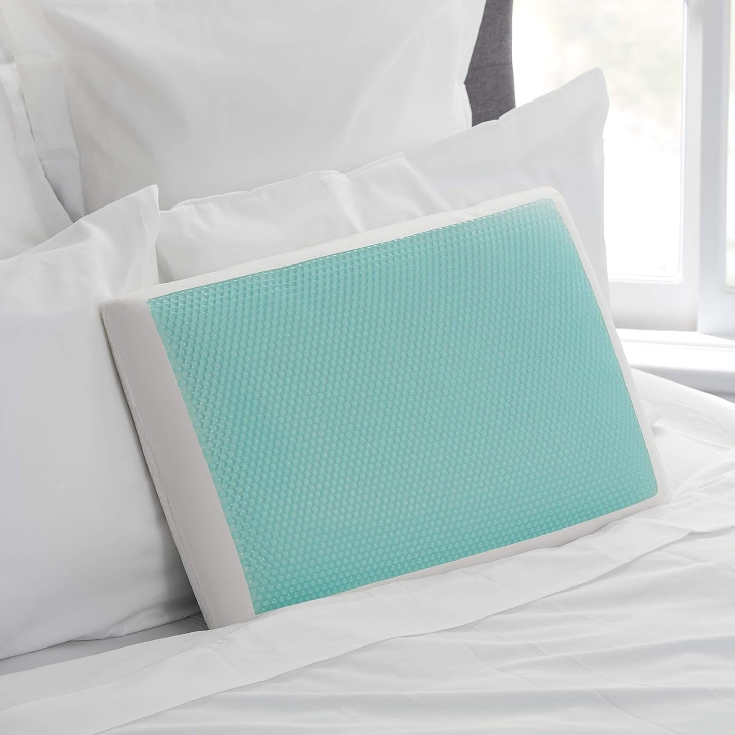 Sealy SE '19 Essentials SM Aqua Bubble Gel Sheet, 1 MC (US) Polštář, Bílý, 61 X 40 X 14 cm Naty Shop Standard Pillows Výchozí název