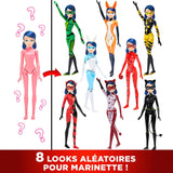 Bandai - Miraculous Ladybug - Panenka Marinette Color Change Surprise - Miraculous Jointed Doll, 26 cm + 3 překvapení - Náhodný model - P50390 Dolls Naty Shop