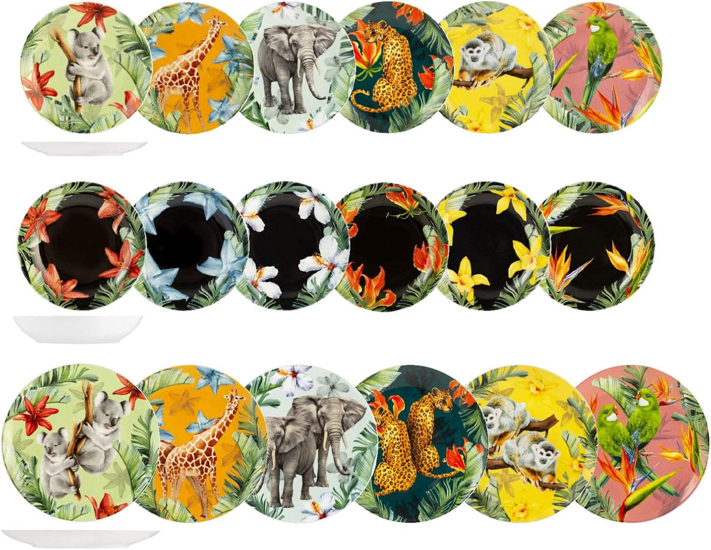18 kusů exotického porcelánu Tavola Service