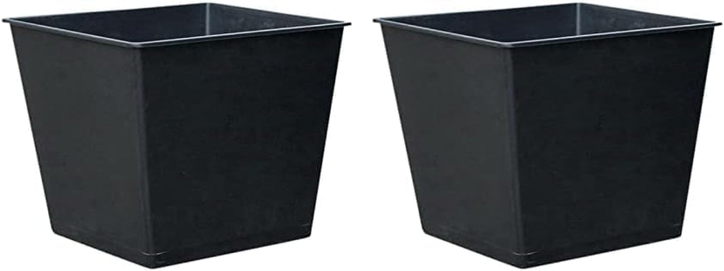 Univerzální hrnec Dehner, plastový, černý, 30 x 26 x 26 cm