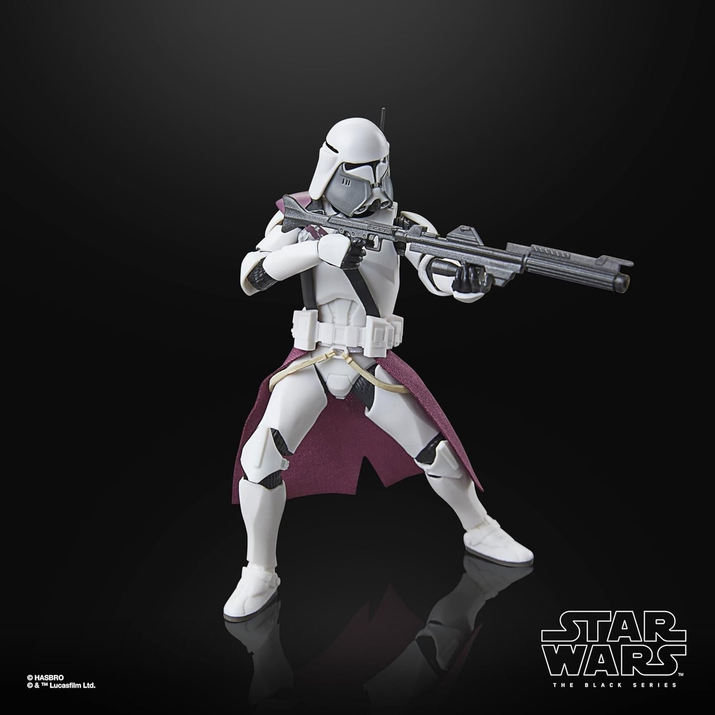 Velitel klonů černé série Star Wars Bacara, Star Wars: Ahsoka prémiová sběratelská figurka (15 cm) Akční figurky Naty Shop