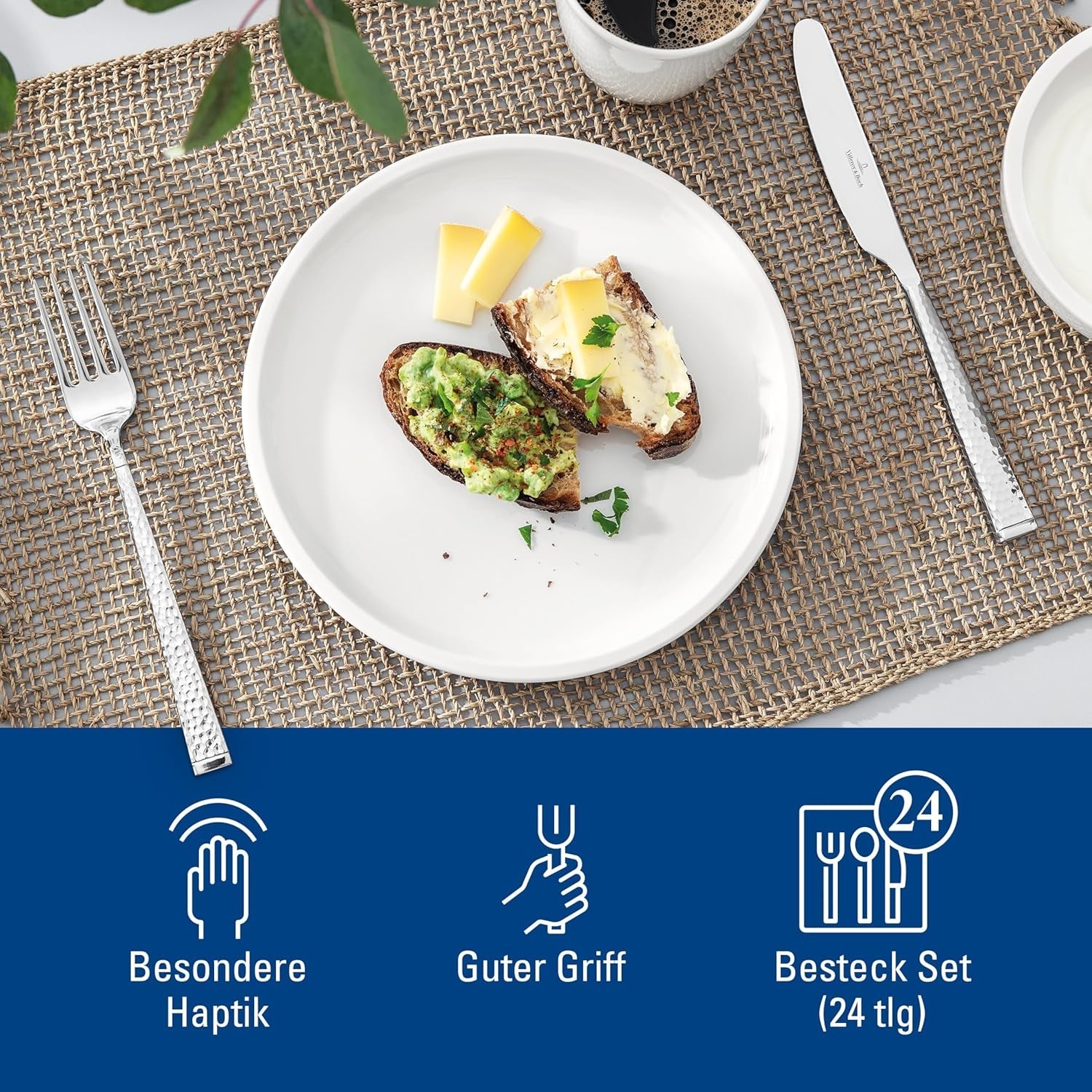 Sada příborů Villeroy & Boch Blacksmith až pro 6 osob, 24 kusů, nerezová ocel