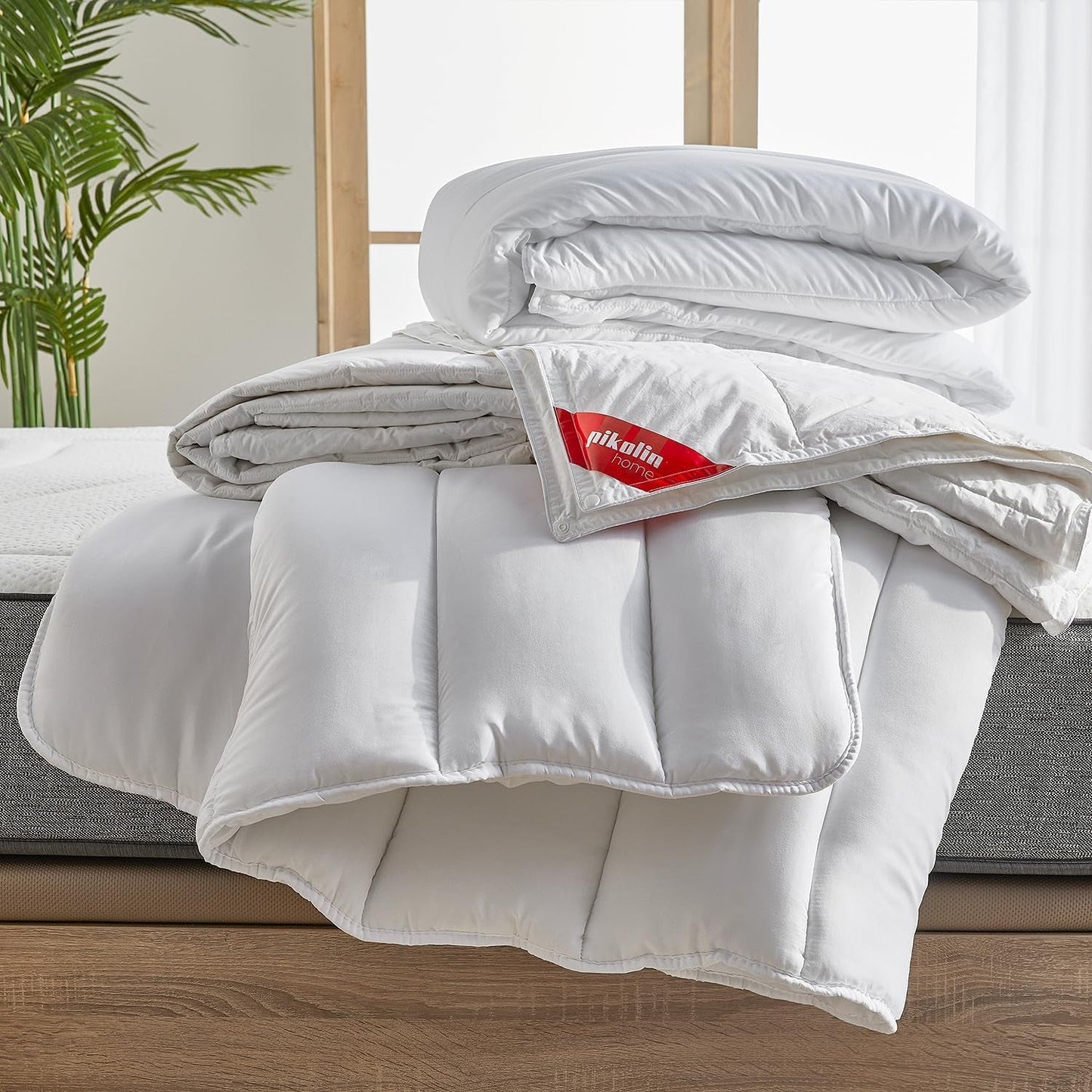 Pikolin Home - Přizpůsobitelné prostěradlo ze 100% bavlny, prodyšné, trvanlivé a odolné Přikrývky a přikrývky Naty Shop