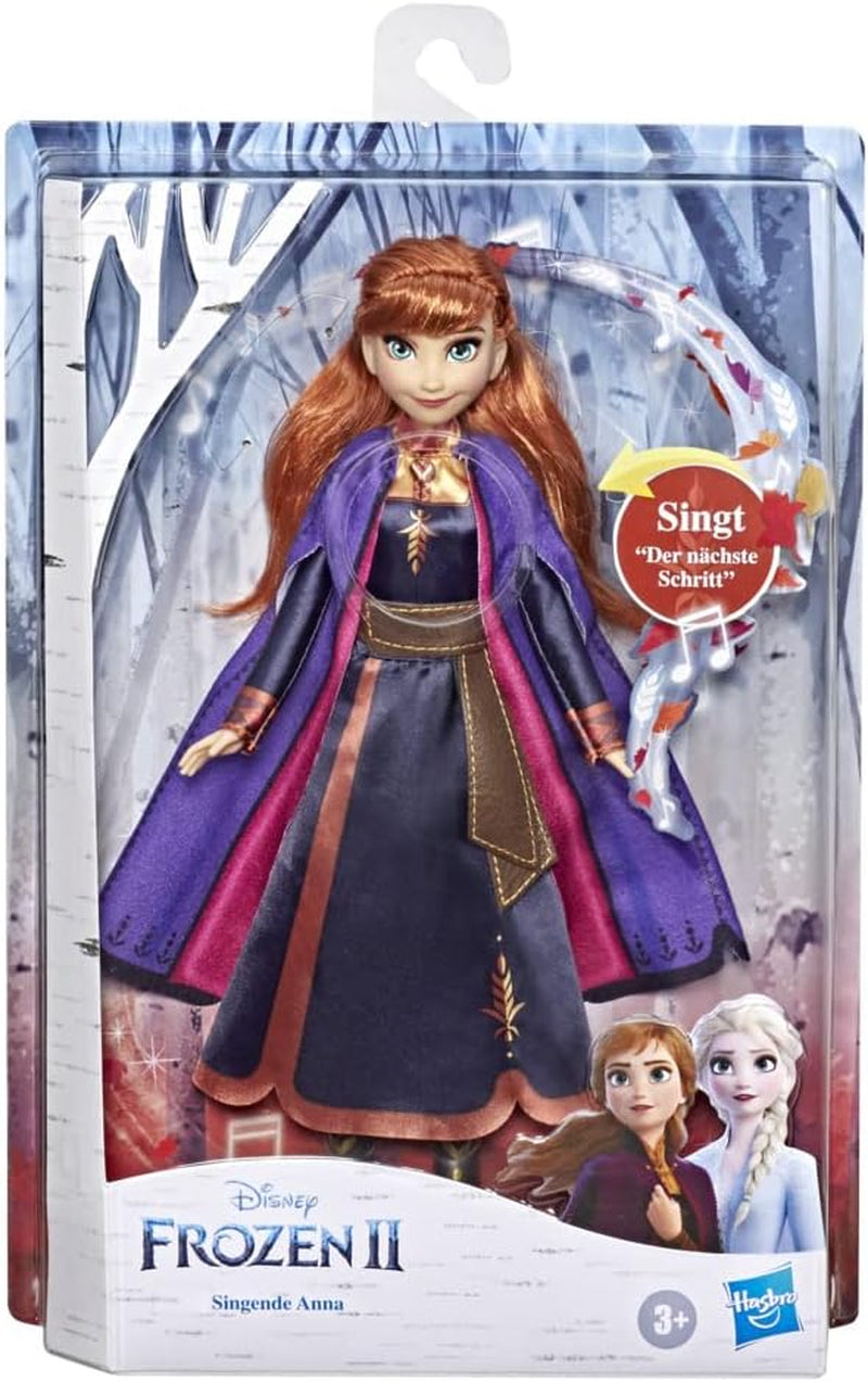 Hasbro Ledová královna Zpívající Anna Music Panenka ve fialových šatech k Disney's The Ice Queen 2 Hračka pro 3 roky 57237830 Vícebarevné panenky Naty Shop