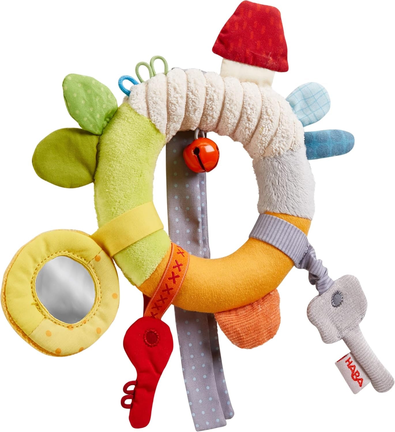 HABA 306453 - Závěsná figurka První sada klíčů, pohyblivé a závěsné figurky od 6 měsíců Dětské hračky Naty Shop