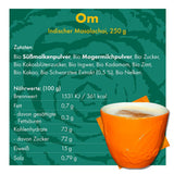 Becks Cocoa Om Masala Chai Tea Bio - indický černý čaj s tradičním kořením, jako je skořice, kardamom a zázvor - ideální pro Chai Latte, 300 g