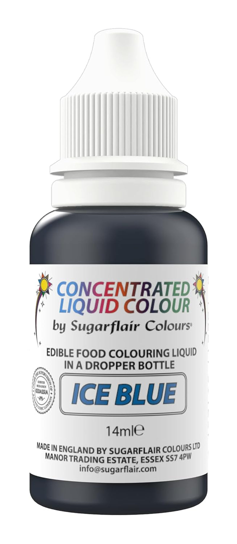 Sugarflair Jedlé tekuté potravinářské barvy Drops Spring Green - Sugarpaste Buttercream Food Color - Airbrushable - 14 ml