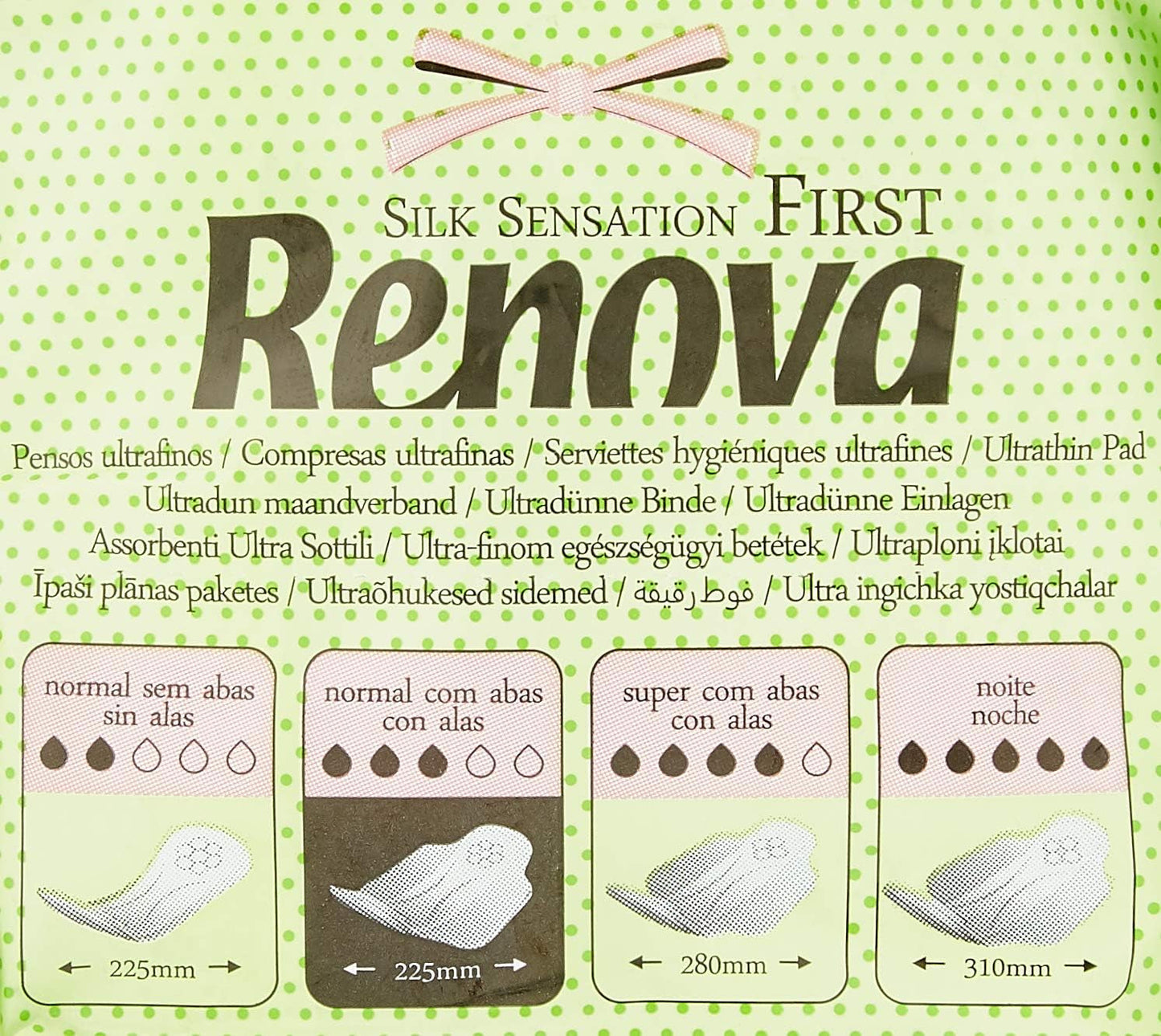 Renovujte první normální komprese s křídly | 14 tablet | Ultra tenký a super absorpční