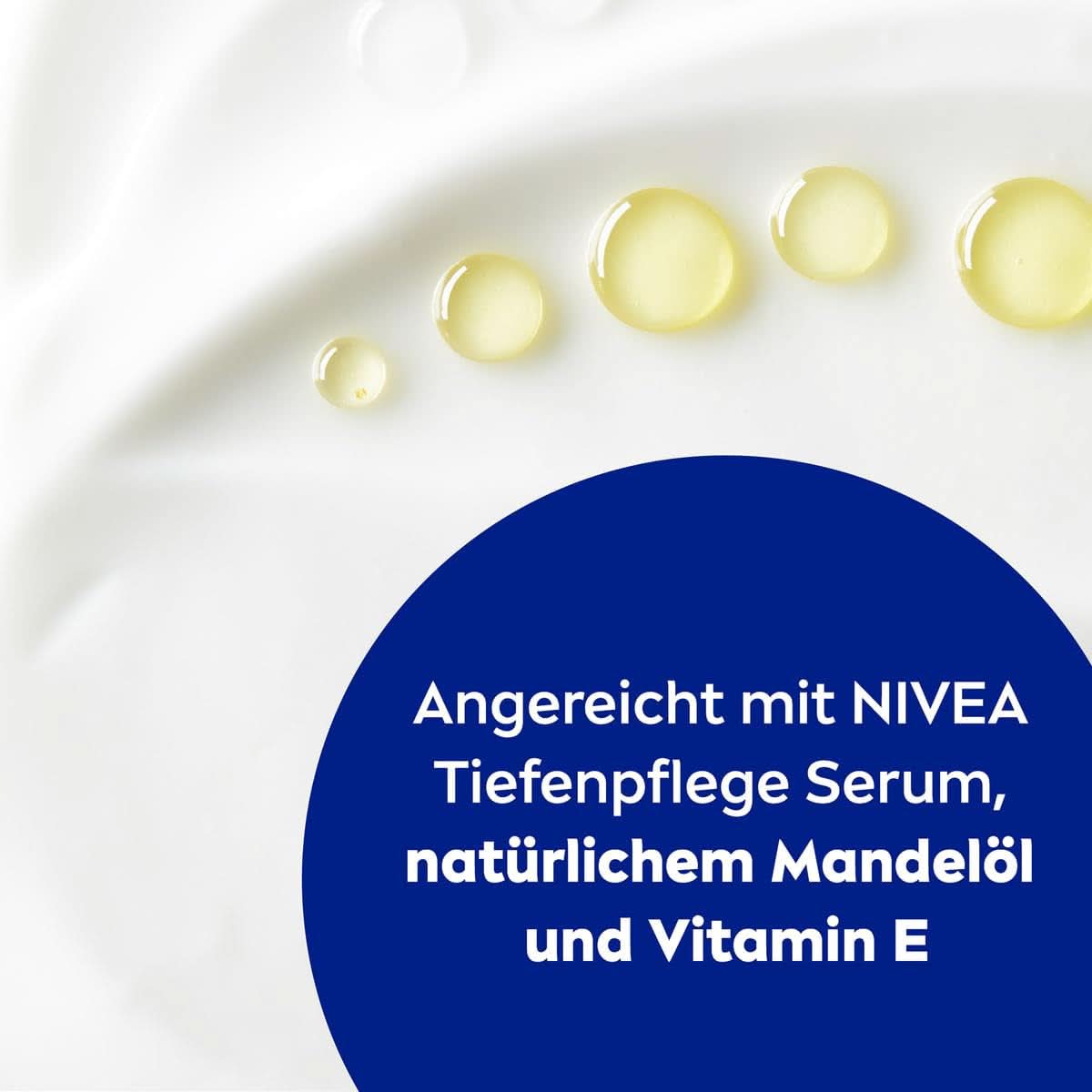 NIVEA Rich Body Milk, intenzivní vyživující tělový krém s mandlovým olejem, 400 ml Sprcha a koupel Naty Shop