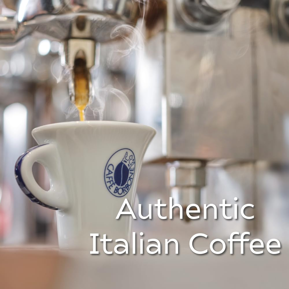 Kompostovatelné kávové polštářky Caffè Borbone, modré Kaffeemischung - 50 podložek - kompatibilní s papírovými podložkami ESE System 44 mm