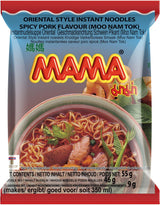 MAMA kuřecí instantní nudle s příchutí - orientální instantní nudlová polévka - autentická thajská kuchyně - 24 x 55 g