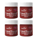 Semipermanentní barva na vlasy Directions 100 ml box 4 balení (Pillarbox Red) Barva na vlasy Naty Shop Pillarbox Red 400 Ml (1 balení)