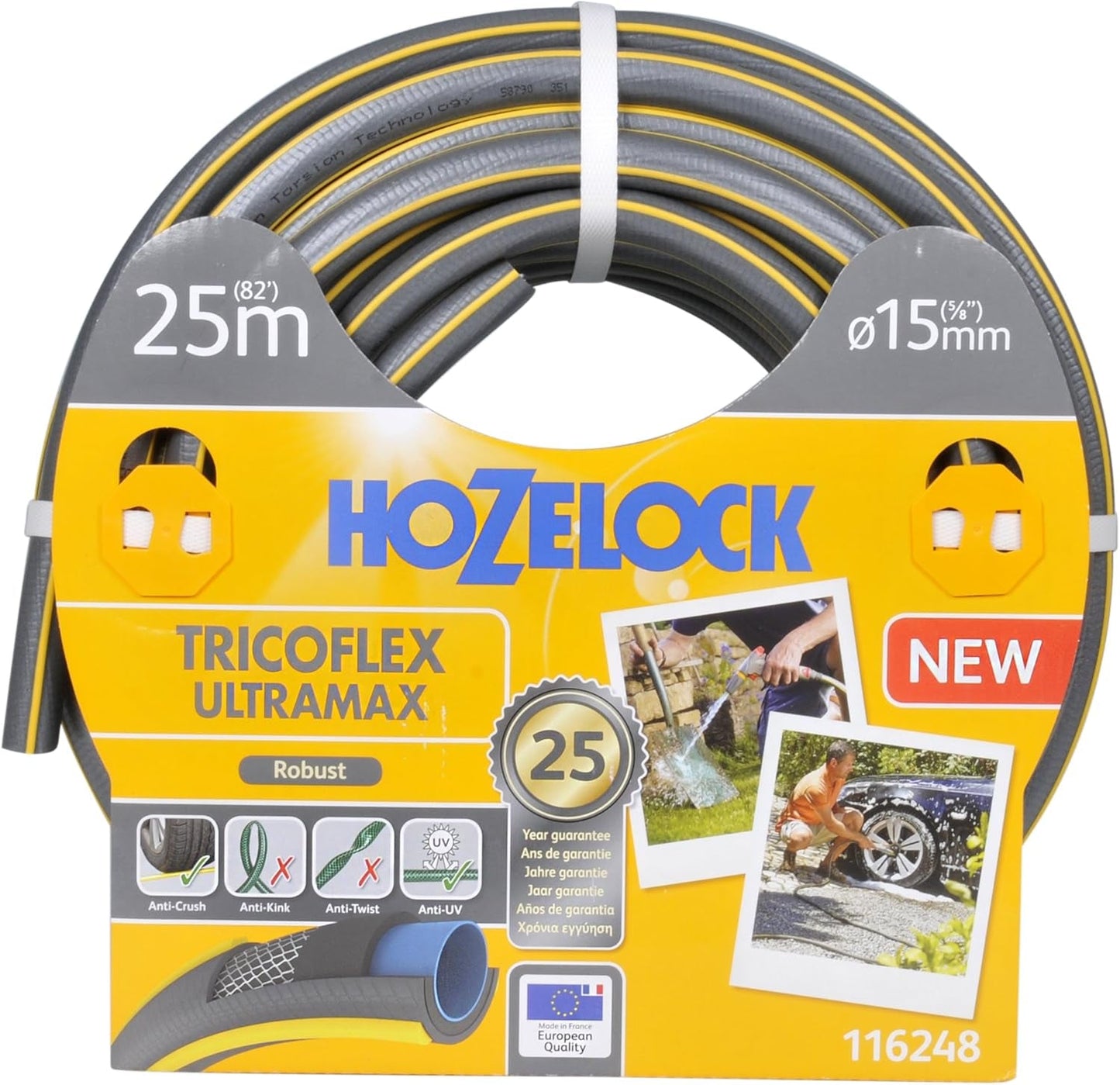 Hadice Hozelock Tricoflex Ultramax 25 m (průměr 12,5 mm)
