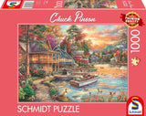 Schmidt Spiele 58553 Chuck Pinson, Shore in the Evening Gold, skládačka 1000 dílků Puzzle Naty Shop Výchozí název