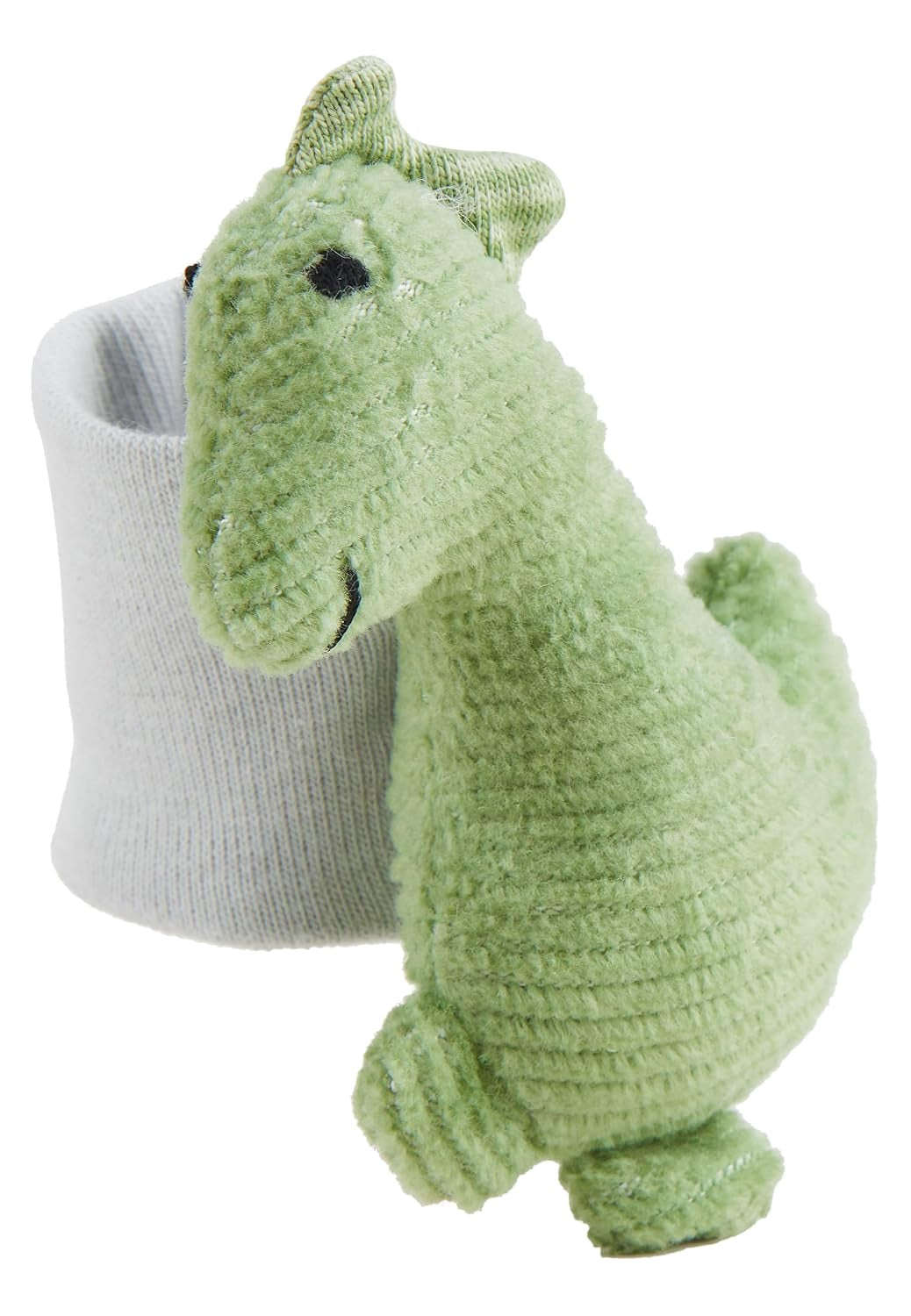 Sterntaler Dino Rexi chrastítko na ruce - Měkká měkká šňůrka Dětské chrastítko - Dětské chrastítko do ruky s elastickým popruhem - Hračka pro miminko na hraní, objetí a chrastítko, Stone Green Baby Toys Naty Shop