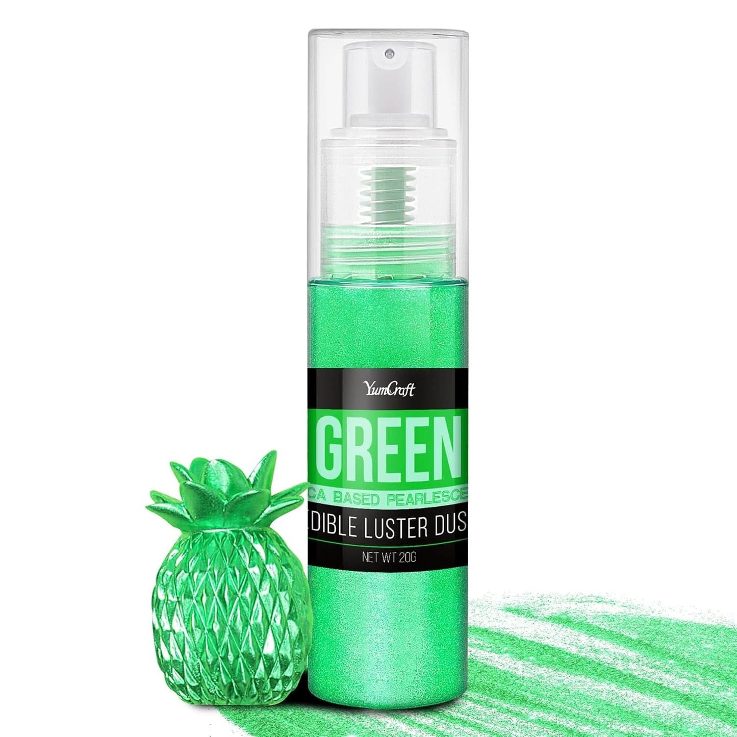 Jedlé třpytky ve spreji, 20 gramů Naty Shop Green
