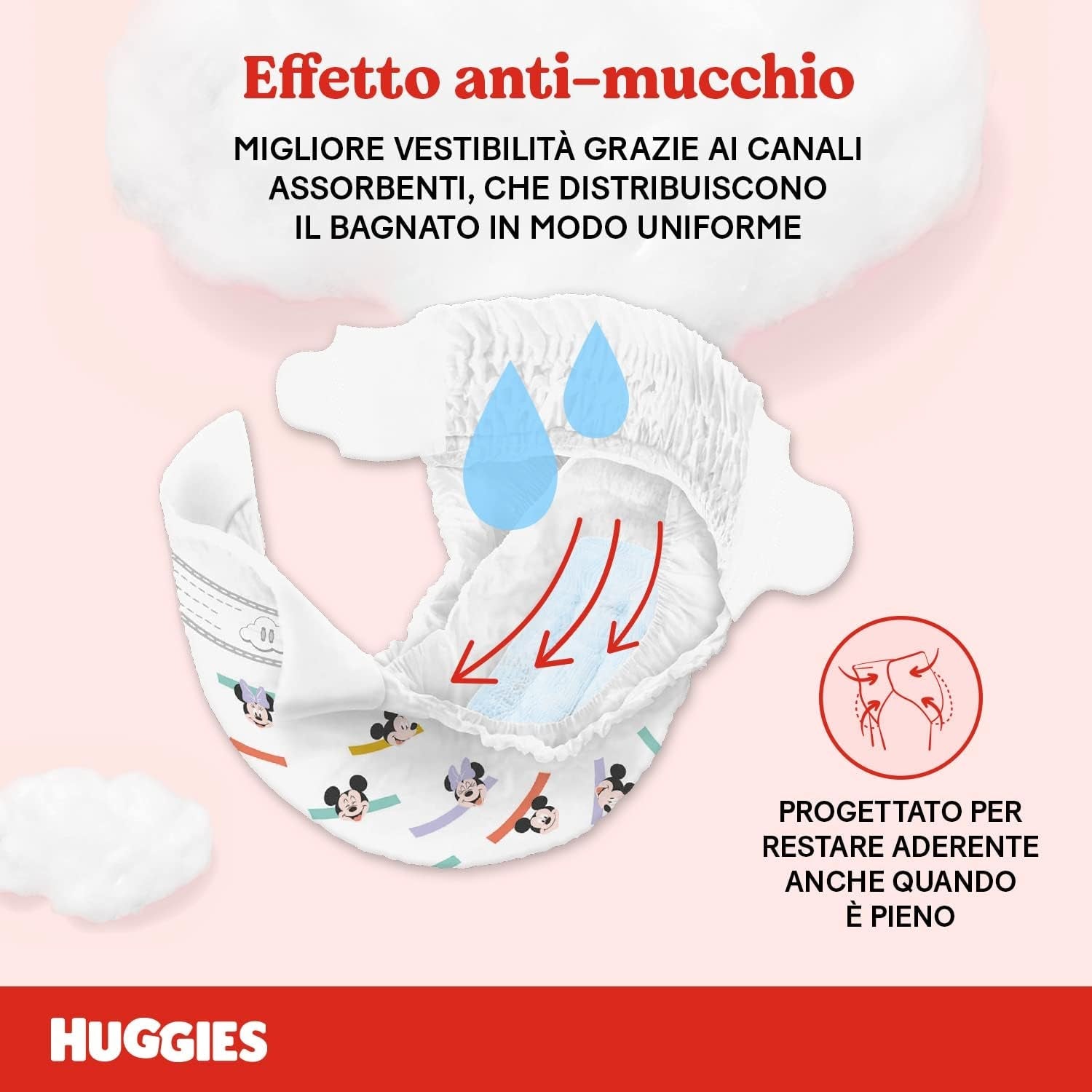 Plenky Huggies Ultra Comfort, velikost 4 (7-18 kg), Disney Design, Value Pack, 150 kusů