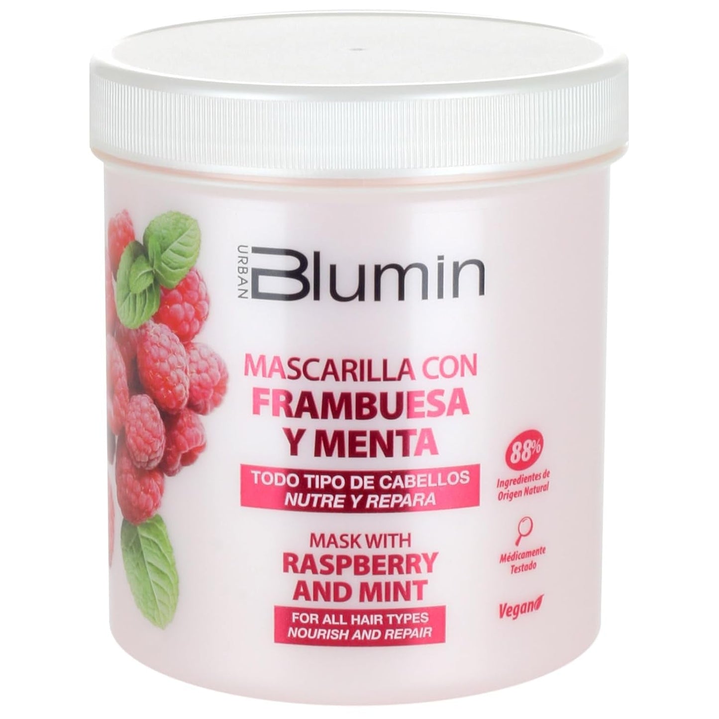 Maska na vlasy Urban Raspberry Mint Oil 700ml Naty Shop Hair Mask Výchozí název