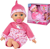 Simba 105140060 - Laura Tickle Baby Soft Body panenka s duhovou matrací, vydává 25 dětských zvuků, 38 cm, panenka pro 2 roky a více