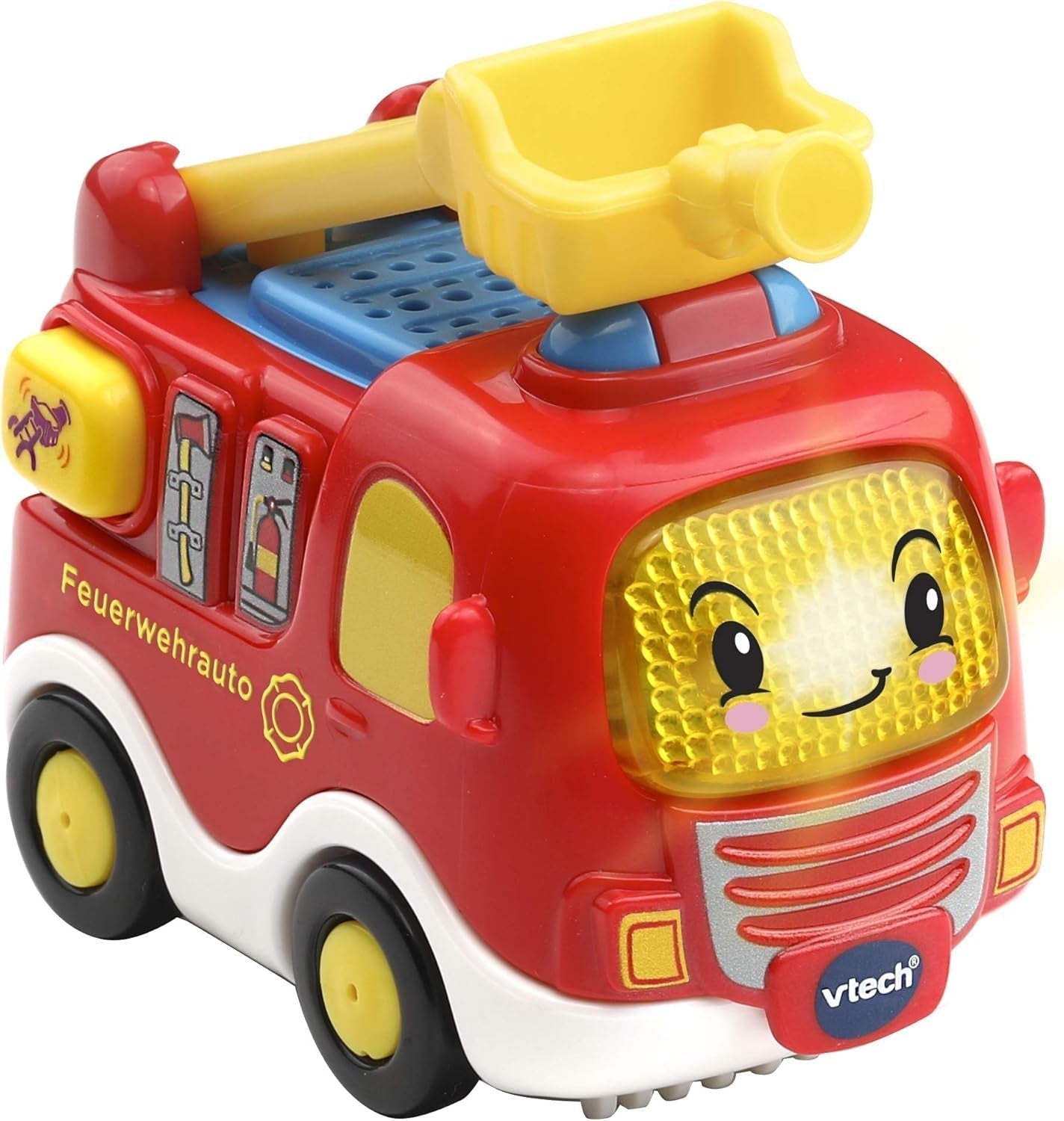 Vtech TUT TUT Baby Flitzer - Parkovací garáž, barevné, 66,6 x 75,3 x 45,1 cm & TUT TUT Baby Flitzer - Hasičské auto - autíčko s hudbou, světelným tlačítkem, větami a zajímavými zvuky Bebe Toys Naty Shop