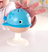 Sada chrastítek s přísavkou Hape | Tři zvířata s prvky kousacího kroužku, želva, chobotnice a velryba | Učící hračka od 0 měsíců Bebe Toys Naty Shop
