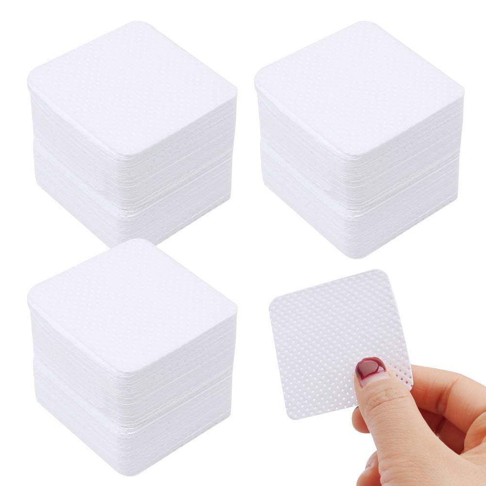 300 Stück Nagellackentferner Pads, Fusselfreie Nägel Wattepads Für Nägel Nagellackentferner Ubrousky na nehty Cleaner Gelnägel - Rosa