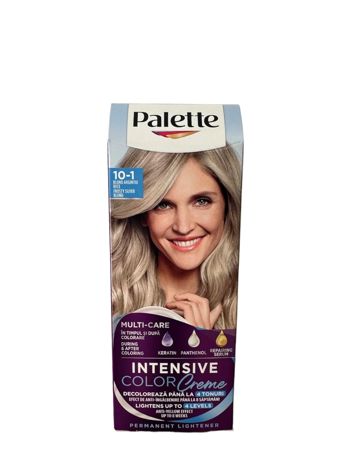 PALETTE Intensive Color Creme Hair Colorant barva do w³osów kremie C10 Frosty Silver Blond Barva na vlasy Naty Shop Výchozí název