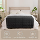 Good Nite Weighted deka pro dospělé Šedá Relaxační deka pro a pro relaxaci Weighted deka Šedá 125X150Cm 4Kg Peřiny a přikrývky Naty Shop