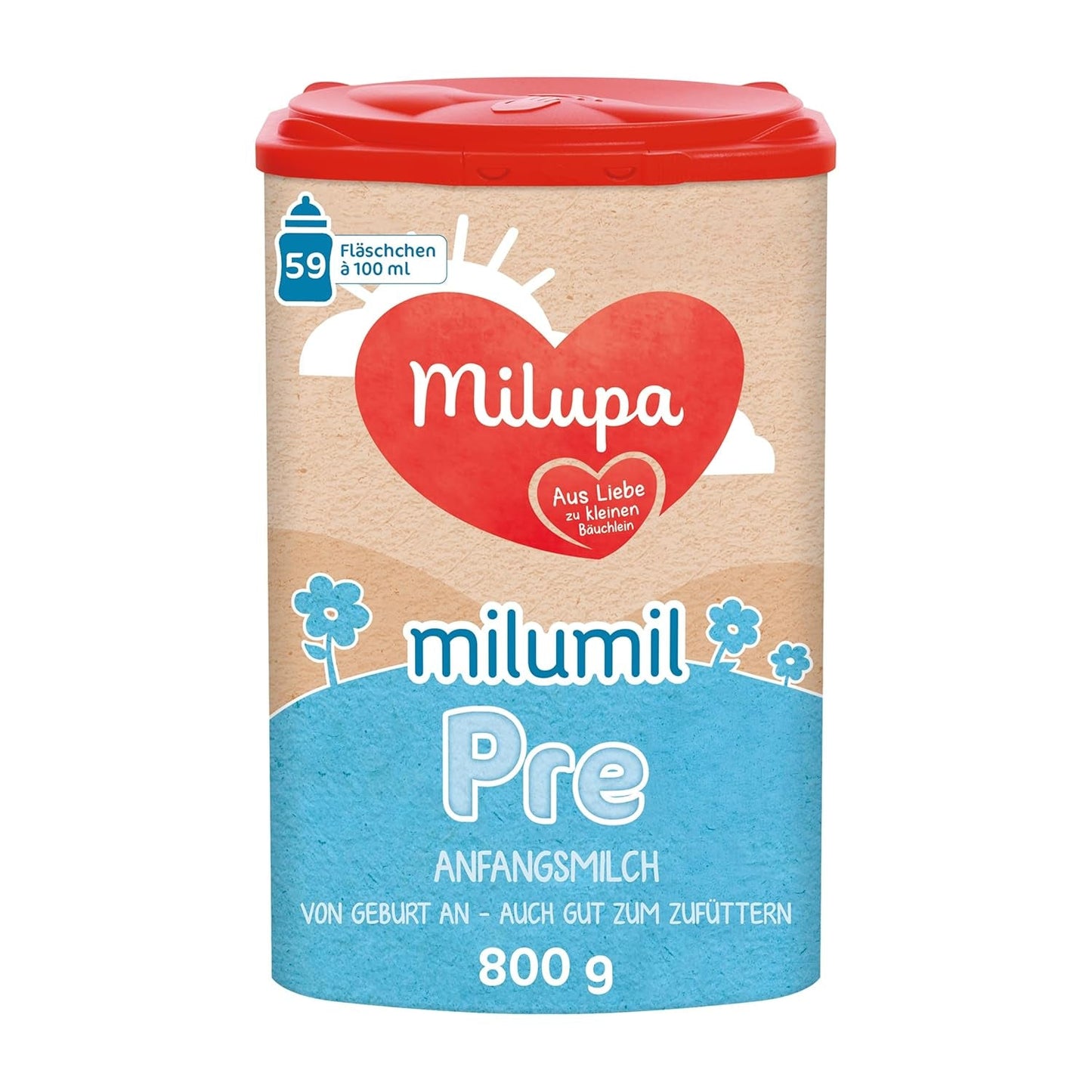 Milumil Milupa Sušené mléko pro kojence, první mléko od narození, 800 g