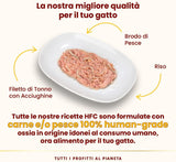 almo nature HFC Natural - Mokré krmivo pro kočky - s kuřecím masem - Lidská kvalita, Bez lepku, Monoprotein - 55g, balení 6 ks