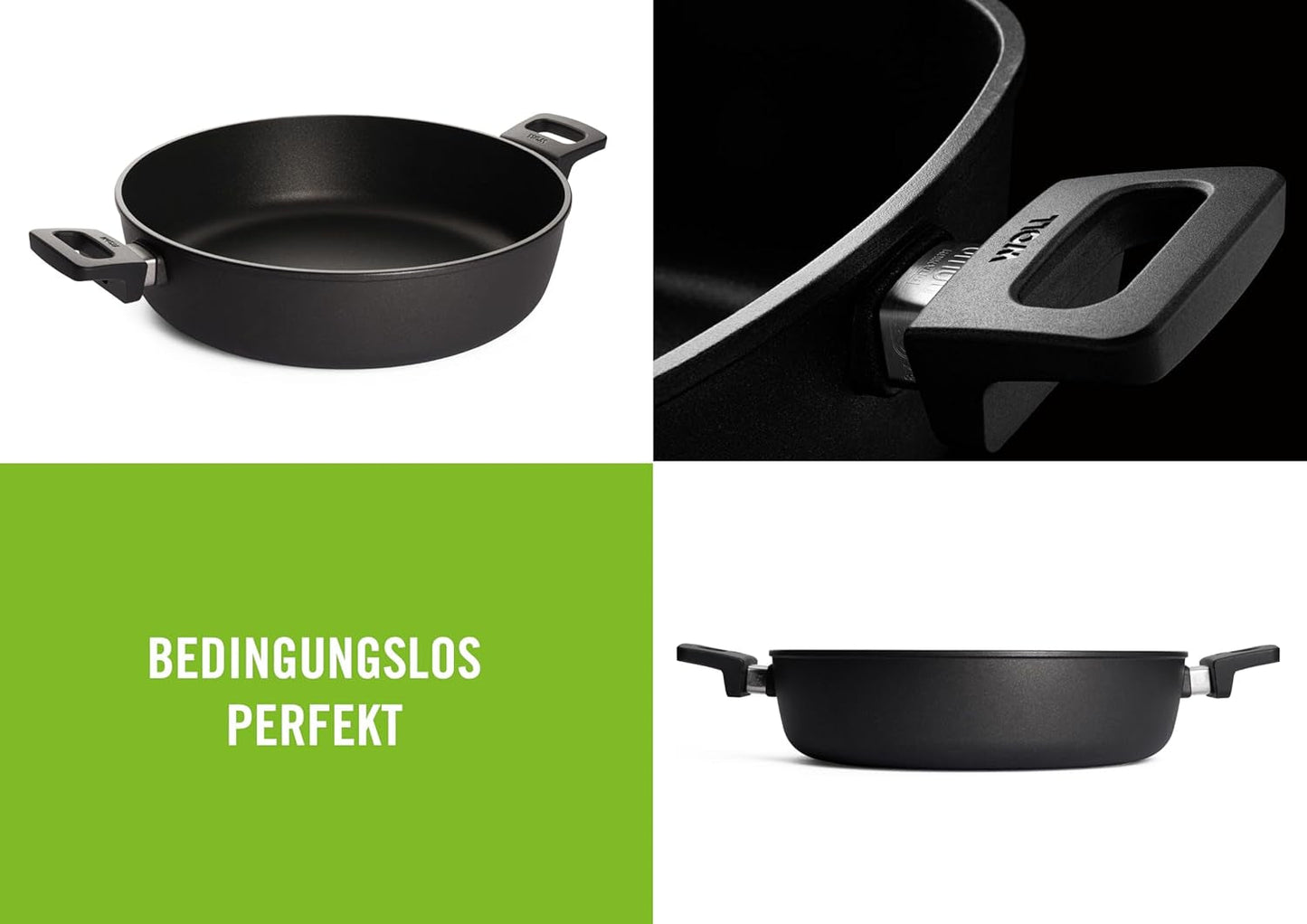 Woll Nowo Titanium Kasserole - Induktiv -, Ø 32 Cm, 8 Cm Hoch, 5,5 Liter, Mit 2 Seitengriffen - Geeignet Für Alle Herdarten Formy a plechy na pečení Naty Shop