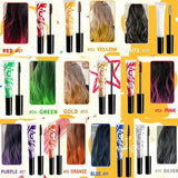 Green Temporary Hair Dye - 14ml Hair Chalk Barva na vlasy, Smývatelná zelená tyčinka na barvení vlasů, Instant Color Hair Chalk, Carnival Chalk Barva na vlasy pro Vánoce Halloween, Karneval, Cosplay Barva na vlasy Naty Shop
