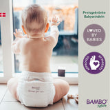Dětské plenky Bambo Nature, velikost 4 (7-14 kg) - 48 kusů. Prémiové plenky s vylepšenou ochranou proti protečení | Maximální pohodlí a svoboda pro aktivní děti | Dermatologicky testované plenky