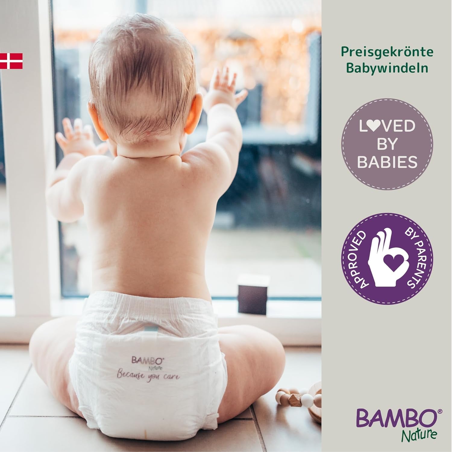 Bambo Nature plenky pro miminka, velikost 4 (7-14 kg), 144 ks, měsíční box | Prémiové plenky s vylepšenou ochranou proti protečení | Maximální pohodlí a svoboda pro aktivní děti | Dermatologicky testované plenky