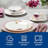 Startovací sada Villeroy & Boch Mariefleur, Různé barvy, Vhodné do myčky, Vhodné do mikrovlnné trouby, Sada nádobí pro 2, Sada květinového nádobí, Nádobí, Kombinovaná sada, Prémiový porcelán