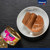 Vitakraft Poésie Mousse, mokré krmivo pro kočky, vzdušná pěna, s kuřecím masem, bez přidaného cukru a obilovin (12 x 85 g)