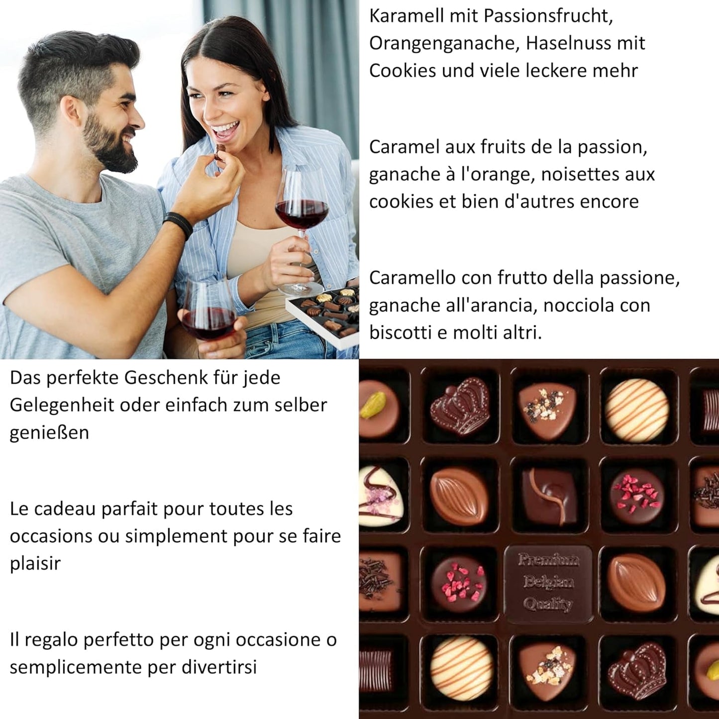 Belgické luxusní čokolády Limar: 19 jednotlivých pochoutek – vyrobených v tradičním stylu