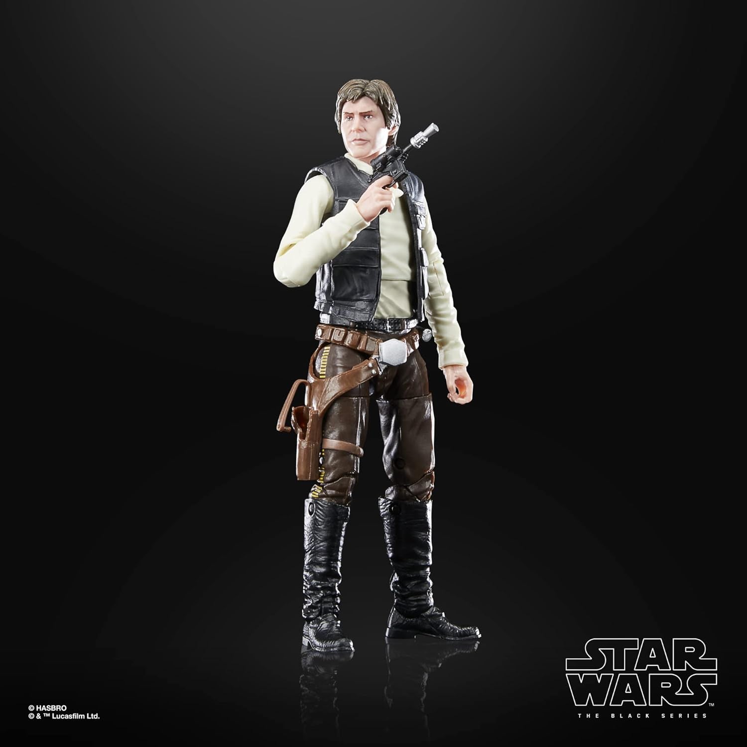 Star Wars Černá série Han Solo, 15 cm vysoká akční figurka Zu Wars: Návrat rytíře Jedi Akční figurky Naty Shop