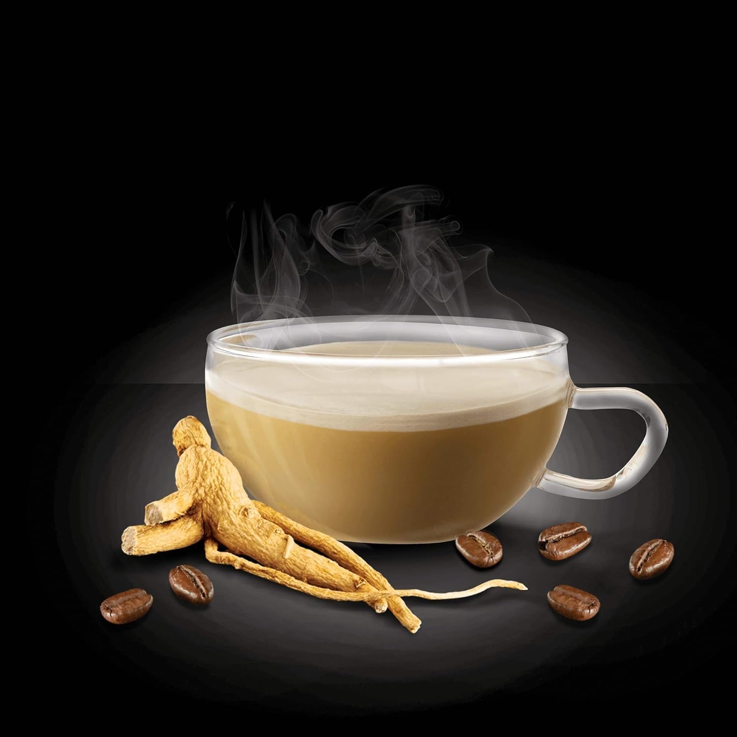 - 1 balení s 500 gr ženšenu s brauner canhrzucker-Löslichem Kaffeepulver zum Süßen, Ideal zum Adden zu Heißem Wasser, Glutenfrei, Laktosefrei und Gentechnikfrei
