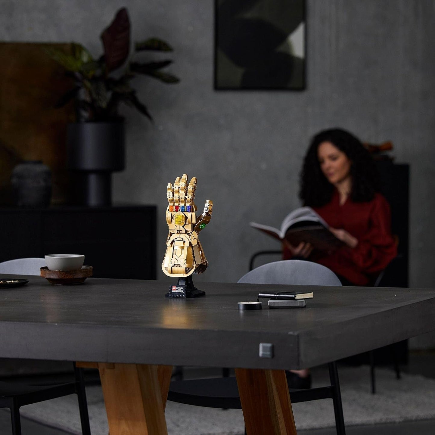 LEGO 76191 Marvel Super Heroes Rukavice na nekonečno Rukavice Avengers Model Rukavice Thanos Stavebnice pro dospělé Vějířový předmět Dárek pro muže Ženy Her Him Stavebnice Besuche den LEGO-Store