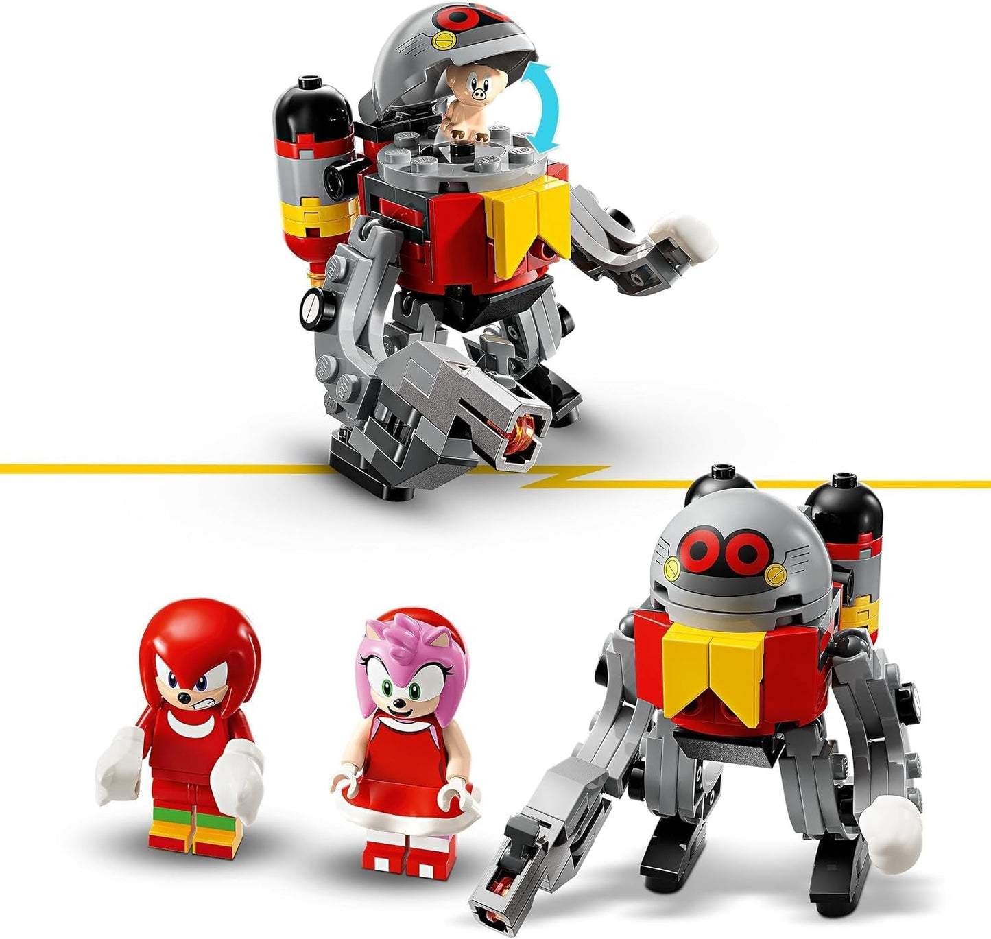 LEGO Sonic the Hedgehog Knuckles and the Shrine of Master Emerald Sběratelská hračka Hračka Dárek Dobrodružná stavebnice pro chlapce a dívky 8 let 76998 Stavebnice Besuche den LEGO-Store