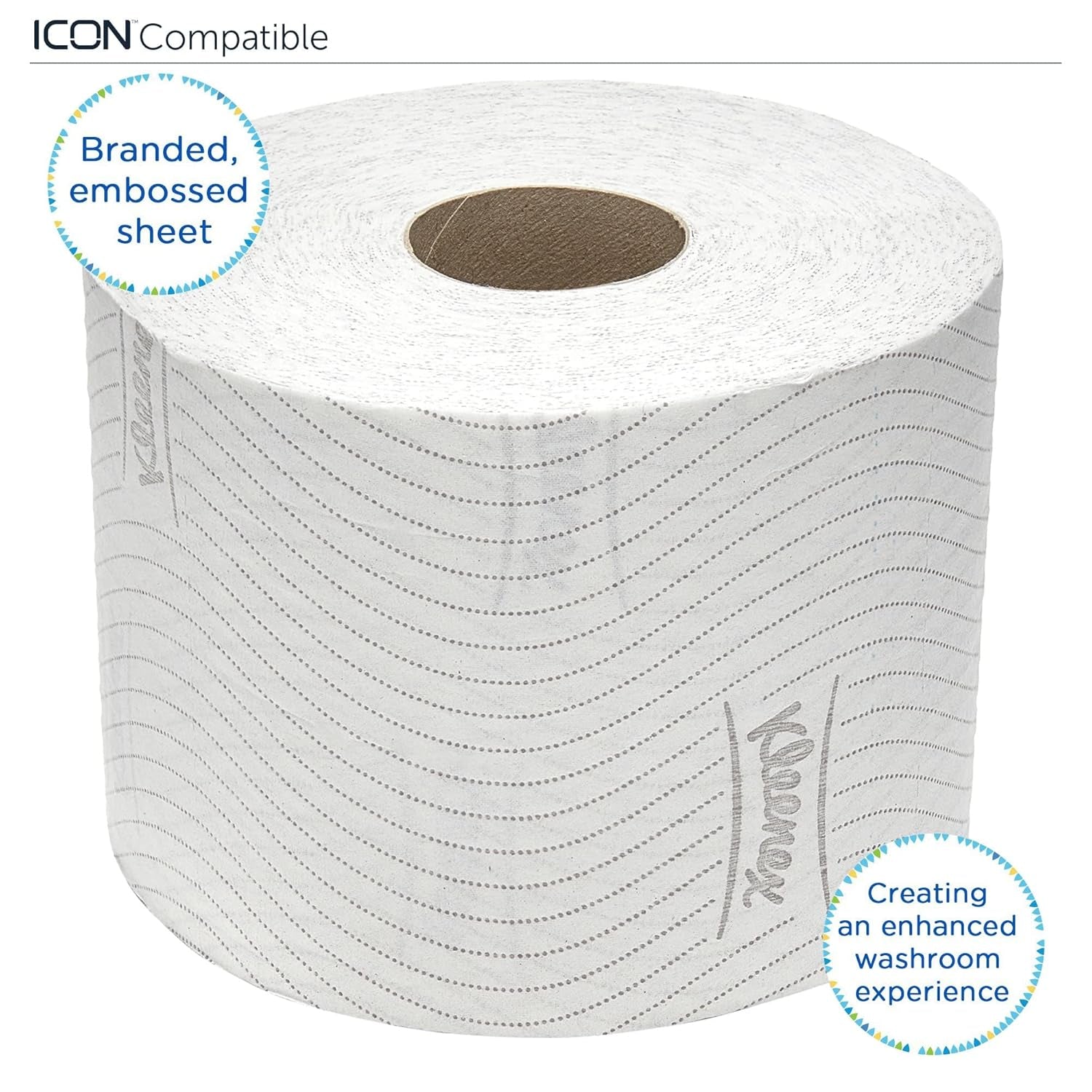 Kleenex Standardní role 8441 toaletní papír – 2vrstvý toaletní papír – 6 balení po 6 rolích x 600 listů, bílá (36 rolí/21 600 listů celkem)