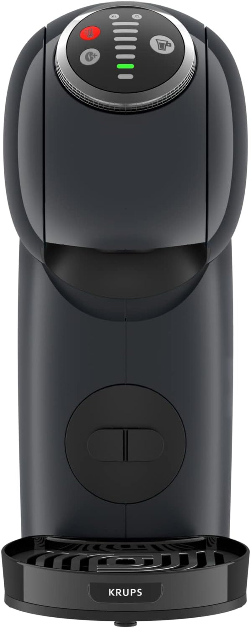 NESCAFÉ Dolce Gusto Genio S Plus od Krups, kompaktní kapslový kávovar, objem 0,8 litru, 1500 wattů, automatické upozornění na odvápnění, vesmírně šedá, KP340B
