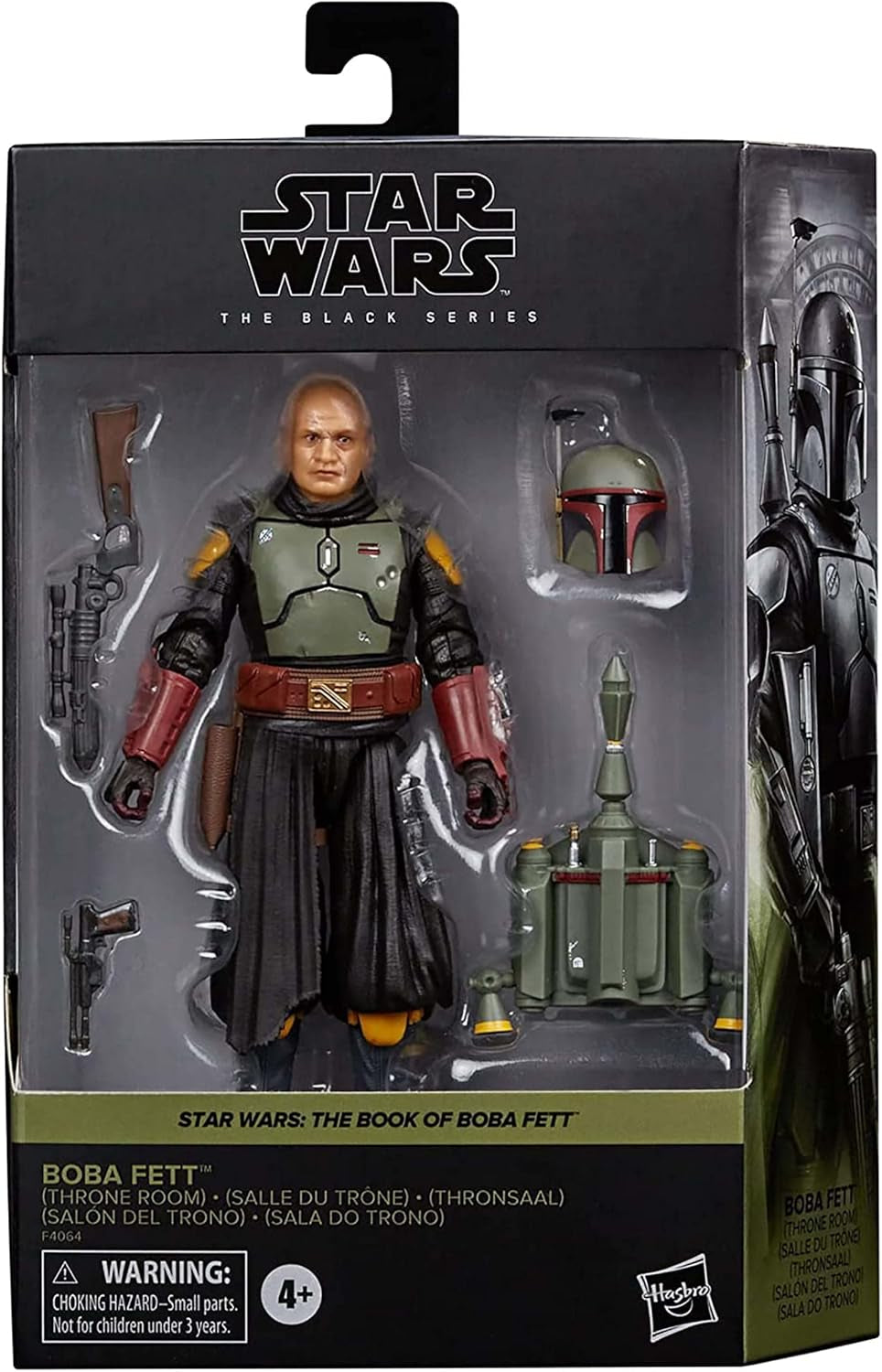 Star Wars Hasbro Black Series Boba Fett (Trůnní sál): Sběratelská figurka Book of Boba Fett, pro děti od 4 let, vícenásobná, 15 cm výška akční figurky Naty Shop